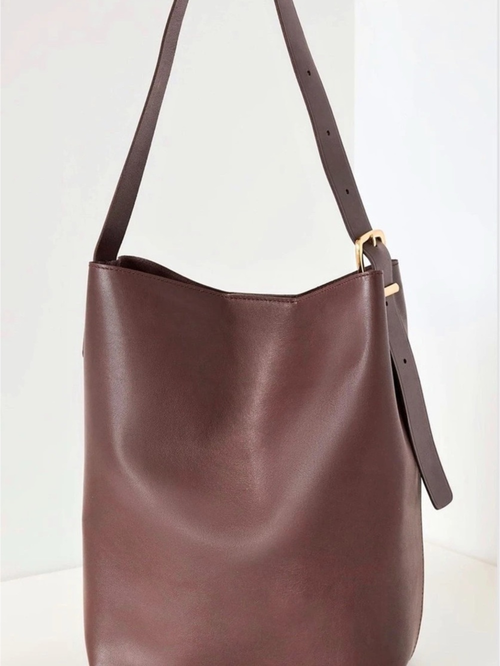 Madewell The Essential Bucket Tote Brown Shoulder Bag